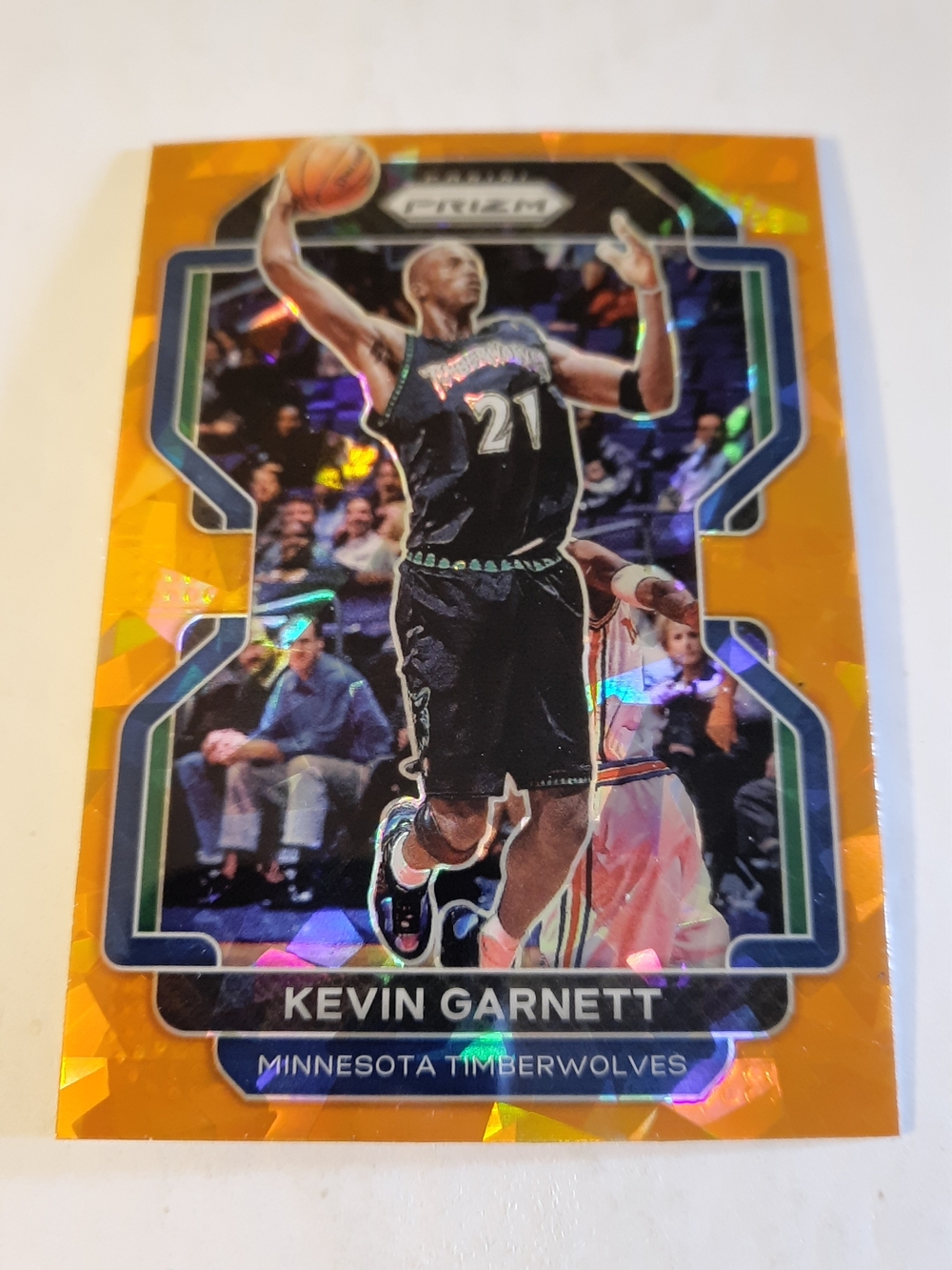 2021-22 Prizm Orange Prizm Kevin Garnett Minnesota Timberwolves NM-MT